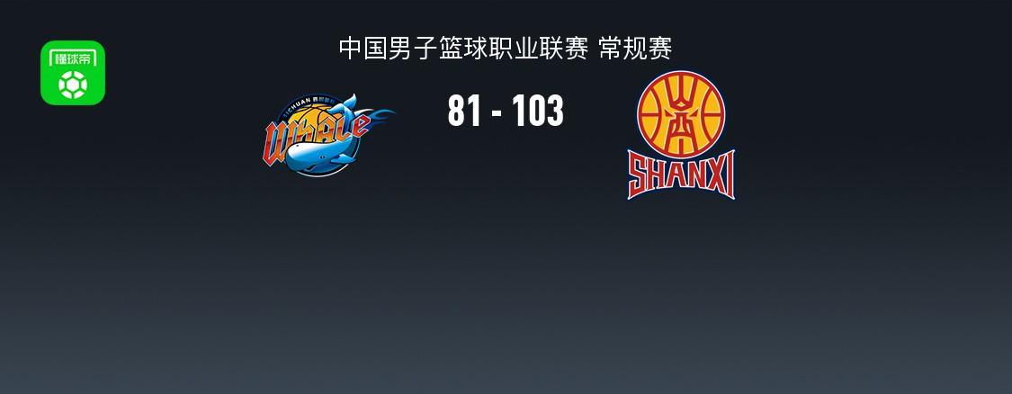 开云体育下载-山西103-81送四川33连败，法耶18+11，于米提14+5，于枭永19分